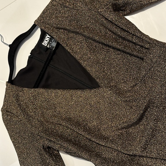 DKNY bronze cocktail dress - Picture 2 of 5